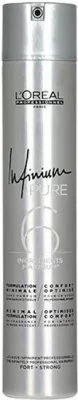 Llak për flokë L’Oréal Professionnel Infinium Pure Strong, 500 ml