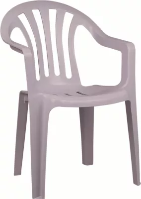 Karrige plastike, ngjyrë e bardhë, Skye Decor, Magnolia
