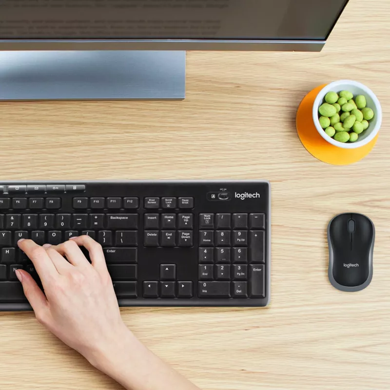 Komplet wireless Logitech MK270, QWERTZ, USB, i zi