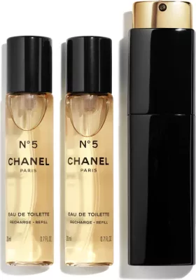 Eau De Toilette Chanel N°5 + 2 rimbushje , 3 x 20 ml