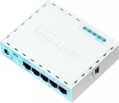Router MikroTik RB750GR3, Gigabit Ethernet, Turquoise