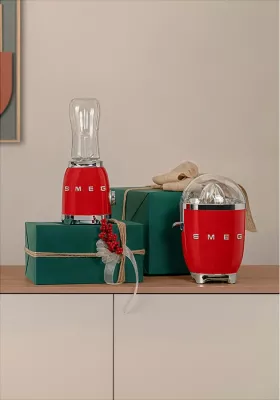 Shtrydhëse agrumesh SMEG CJF11RDEU, 70W, e kuqe