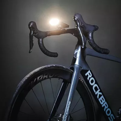 Dritë përpara biçiklete Rockbros JP008 me power bank 5000mAh 150lm, e zezë