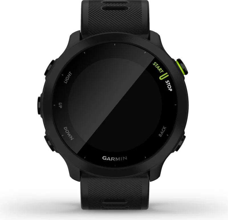Smartwatch Garmin Forerunner 55, GPS, 2.64 cm, e zezë
