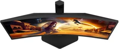 Monitor gaming, AOC C27G4ZXU, 27\" Full HD 1920x1080, 280 Hz, 1 ms, panel VA, HDR10, i lakuar, USB hub, i zi