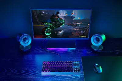 Altoparlantë Razer Nommo V2 X, 2.0, Bluetooth, USB Type-C, zi
