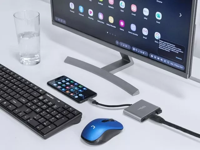 Portë Natec, USB-C PD, HDMI 4K