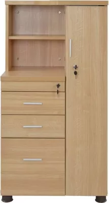 Dollap profesional për zyre, ngjyrë lisi, FH2052.01R, 60x46x120 cm