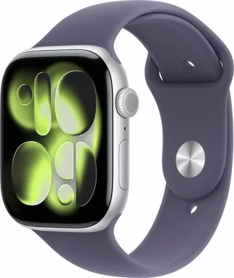 Smartwatch Apple Watch S11, 46mm, alumini, rrip sportiv vjollcë