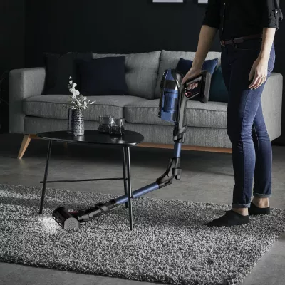 Fshesë me korrent pa kabllo Rowenta X-Force Flex 12.60 Aqua RH98C0WO, blu/zezë