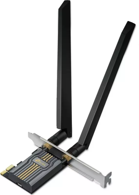 Kartë rrjeti wireless TP-Link Archer TBE400E, PCI Express, 2880 Mbit/s, E zezë