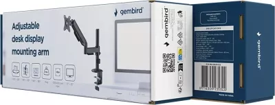 Krah monitori Gembird MA-DA1P-02, për tavolinë, 17-32", i zi