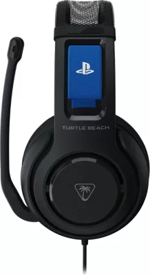 Kufje gaming Turtle Beach Atlas 200 PS, me kabllo 3.5 mm, 50 mm, mikrofon flip-to-mute, të zeza
