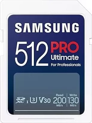 Kartë kujtese Samsung PRO Ultimate SDXC, 512GB, UHS-I U3