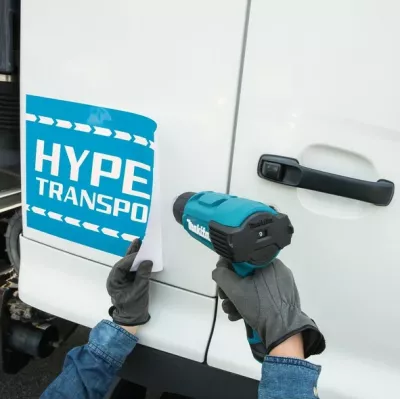 Pistoletë ngrohëse Makita HG6031VK, 1800W, 9 nivele temperature, 2 shpejtësi ajri, zi/kaltër