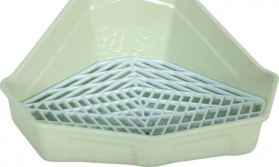 Tualet qoshe për lepur ose kavje ZOLUX Cosy, mikrofibër, gjelbër