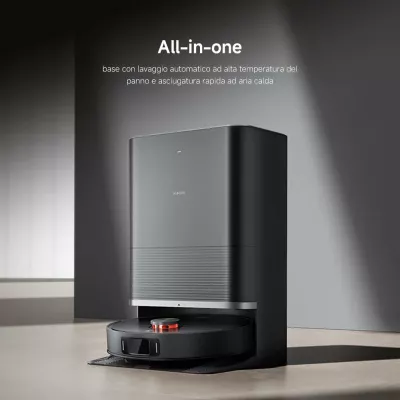 Fshesë me korrent robotike, Xiaomi, X20 Max BHR9220EU, me stacion dokimi, e zezë