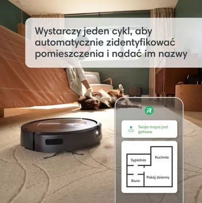 Fshesë robotike iRobot Roomba j9+, i zi