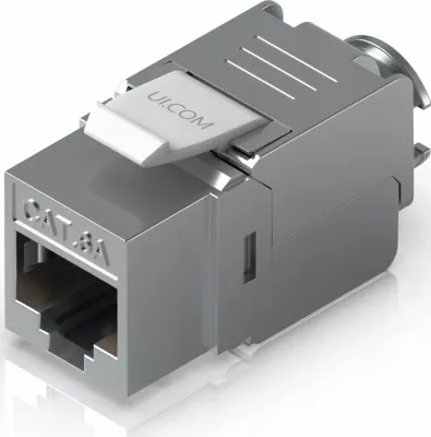 Keystone jack RJ45 Ubiquiti UACC-Keystone-Jack-C6A Cat6A, paketë 12 copë