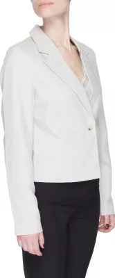 Blazer për femra Vero Moda Vmnancy Ls Short Slim 10304631, gri e çelët [Madhësia: 36]