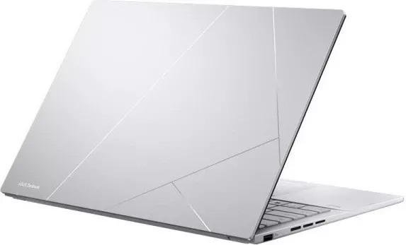 Laptop ASUS Zenbook 14 OLED UX3405MA-PP174W, Intel Core Ultra 5, 16 GB RAM, 1TB SSD, Foggy Silver