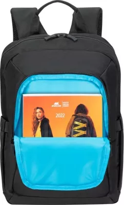 Çantë shpine RIVACASE Alpendorf Eco 7523, për laptop 13.3-14 inç, e zezë