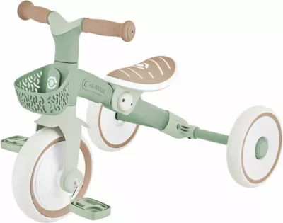 Tricikllë/bicikletë balancuese Globber LEARNING TRIKE 2in1 PLUS ECOLOGIC (737-109), për fëmijë të vegjël