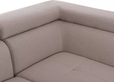 Kënd-sofë me hapësirë për depo, Encore FH3301.03R, material bezhë, 285x205x90cm
