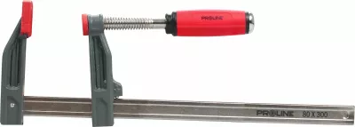 Shtrëngues F për dru PROLINE 11583 2000x120mm, kuqe/zezë