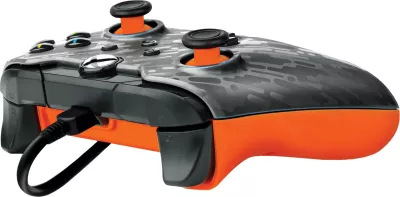 Kontroller me kabllo PDP Xbox Wired Controller Carbon Atomic, kabllo 2.5 m, gri/portokalli