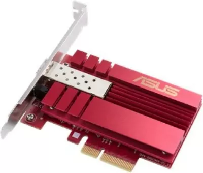 Kartë rrjeti, ASUS XG-C100F (90IG0490-MO0R00), PCI-Express, SFP+ 10Gb, e kuqe