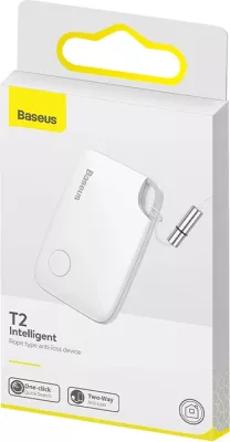 Bluetooth tracker Baseus Intelligent T2 rope type, ZLFDQT2-02, i bardhë