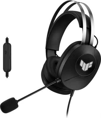 Kufje gaming ASUS TUF Gaming H1 Gen II, me kabllo, virtual 7.1 surround, USB, të zeza