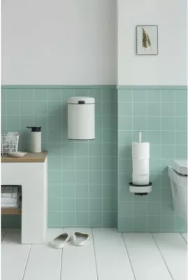Dispenser sapuni Brabantia 108181, 16.5×6.5×9.5 cm, i bardhë
