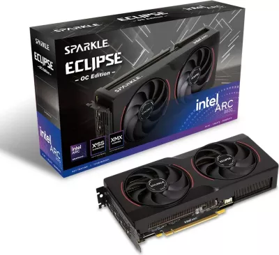 Kartë grafike SPARKLE Intel Arc B570 ECLIPSE OC, 10GB, e zezë