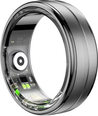 Smartring Colmi R06, 21.3mm, madhësia 12, e zezë