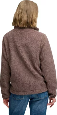 Duks fleece për femra Superdry Heritage Zip Through SDW2012736A, kafe [Madhësia: L]
