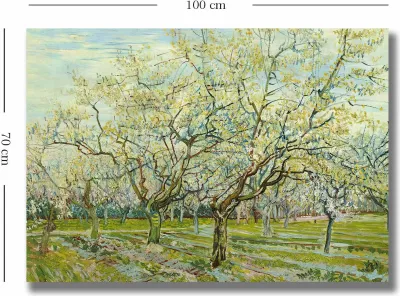 Pikturë dekorative në kanavacë, Van Gogh, shumëngjyrëshe, 70x100cm