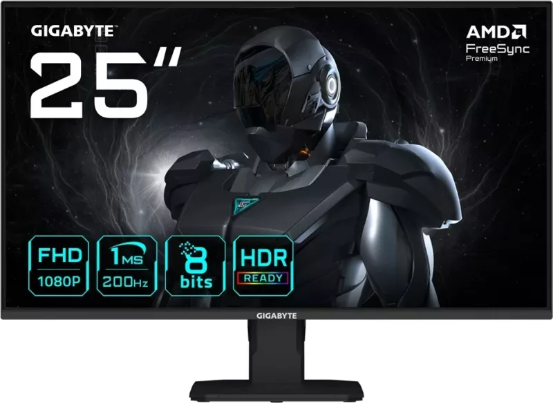Monitor gaming Gigabyte GS25F2, 25", FHD, 200Hz, 1ms, HDR, i zi