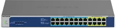Switch NETGEAR GS524UP, Gigabit Ethernet, PoE, Rack montim