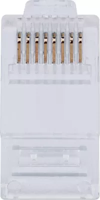 Pin Intellinet 791090 RJ45 Cat6 UTP, 100 copë, transparent