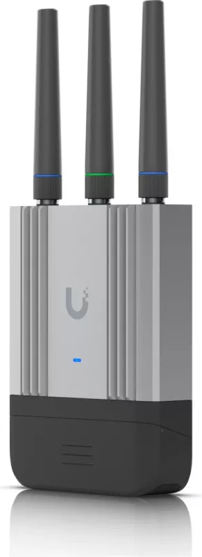 Router Ubiquiti UniFi Mobiler Router Industrial Cat 4 WiFi GPS PoE UMR-Industrial, Ngjyrë e zezë dhe gri