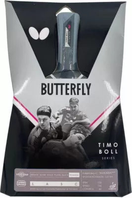 Raketë ping pongu Butterfly Timo Boll Titanium për meshkuj dhe femra