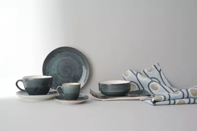Pjatë servimi Fine Dine Arando 215x180 mm Gri Set 6 copë