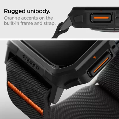 Mbështjellës Spigen Lite Fit Pro me rrip për Apple Watch 4/5/6/7/8/9/SE 44/45mm, e zezë
