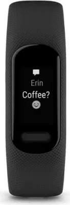 Smartwatch Garmin VIVOSMART 5, OLED, Touchscreen, GPS, Ngjyrë e zezë