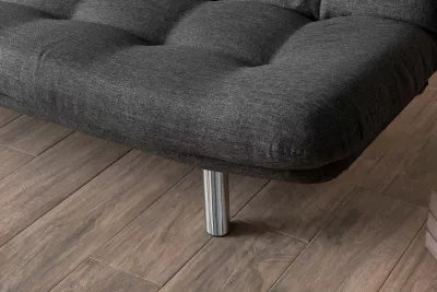 Divan-krevat 3 vendësh, Atelier del Sofa, Misa Small, ngjyrë gri e errët