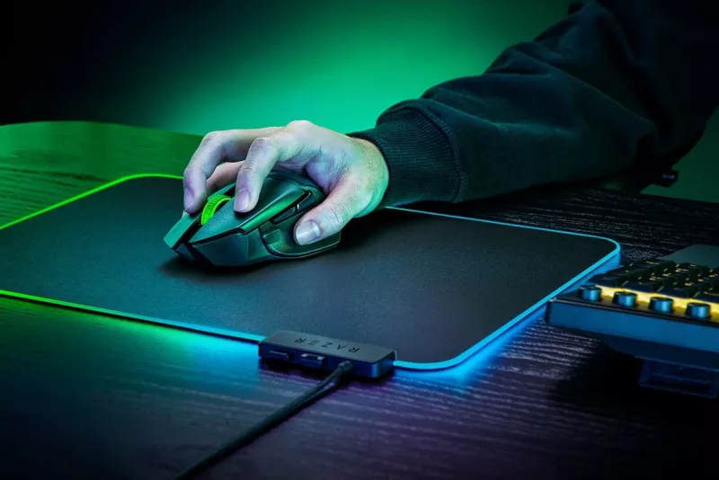 Maus Razer Basilisk V3 X HyperSpeed, Djathtas, Optik, Bluetooth, 18000 DPI, i zi