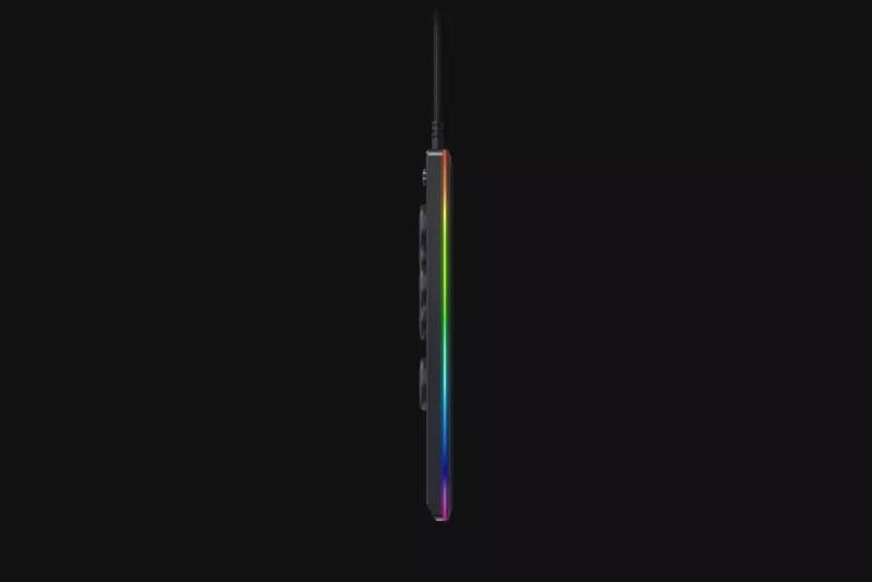 Kontroller lojërash Razer Kitsune për Playstation 5/PC, i zi, me drita RGB