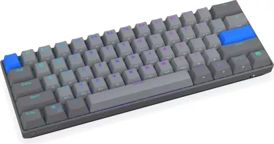 Tastierë mekanike Endorfy Thock V2 Compact Wireless, 60%, RGB, gri